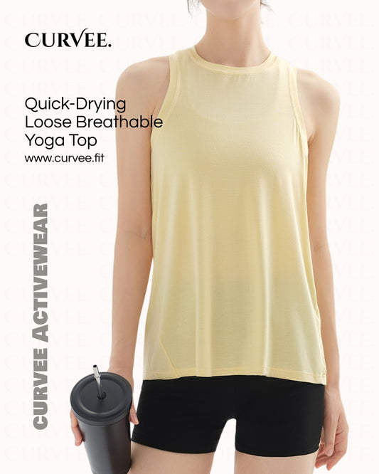 Quick-Drying Loose Breathable Yoga Top