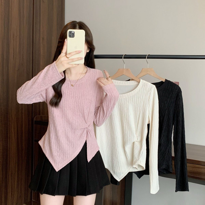 Korean Textured Top