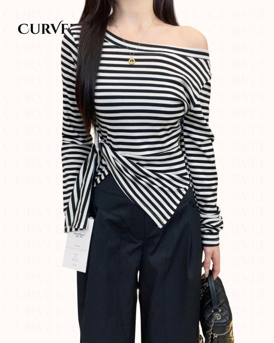Irregular Slit T-shirt